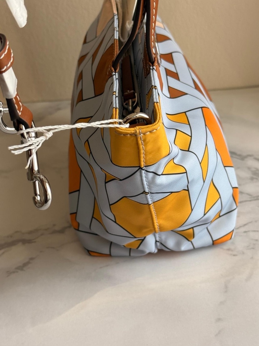 Tory Burch NYLON PRINTED MINI TOTE - Picture 10 of 13